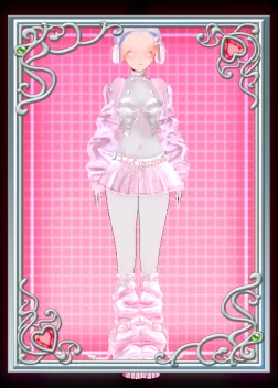 [Frankme] Outfit 4 - Vivid Girl (PinkWhite)