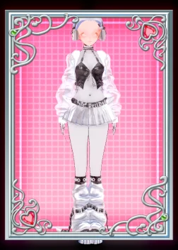 [Frankme] Outfit 4 - Vivid Girl (WhiteBlack)