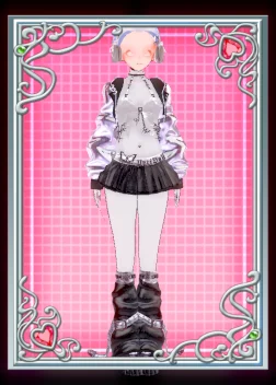 [Frankme] Outfit 4 - Vivid Girl (BlackWhite)