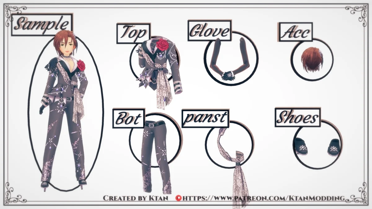 Manami dress and head mod sample