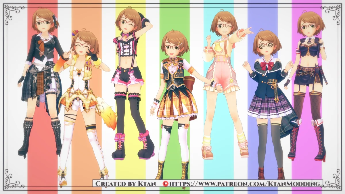 Ako 1 dress and head mod sample