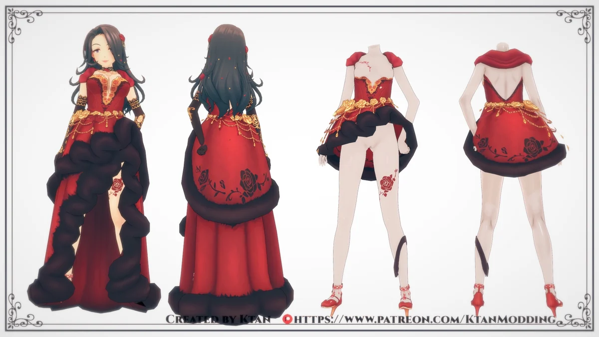 Reiko 1 dress mod sample