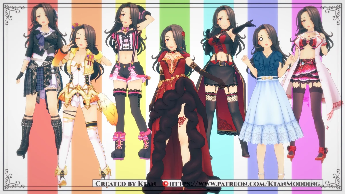 Reiko 1 dress mod sample