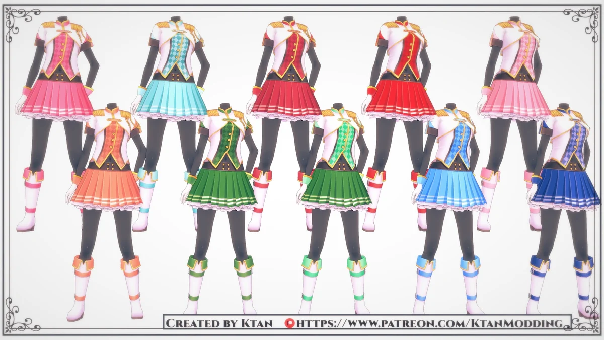 Marching Melodies mod set! (Miria)