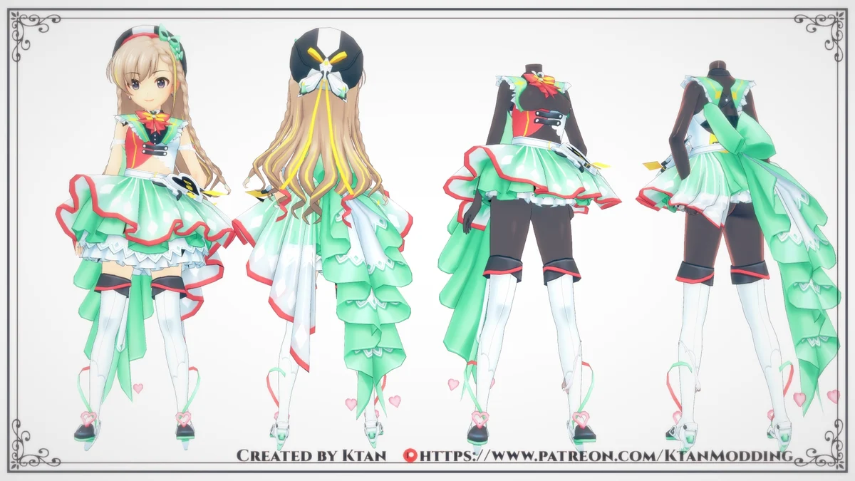 Hayate 2 dress mod sample