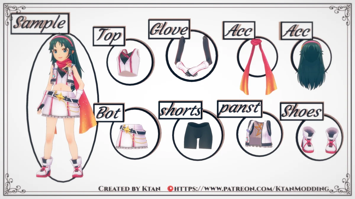 Hikaru 1 dress mod sample