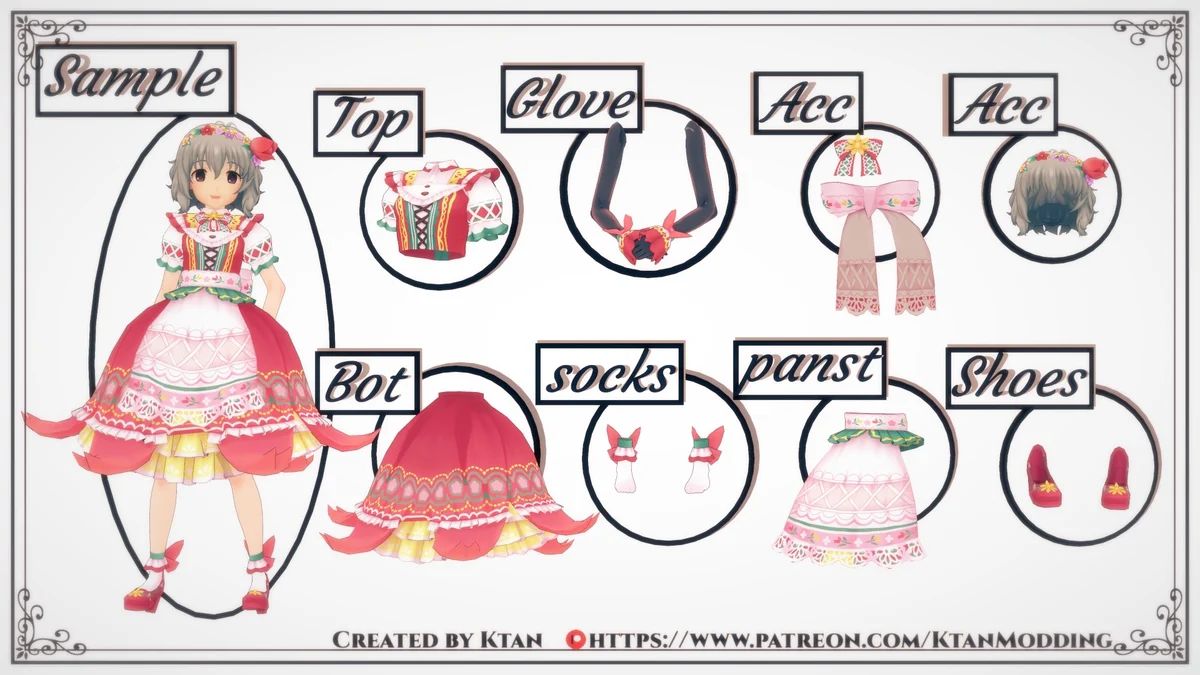 Yume 1 dress mod sample !