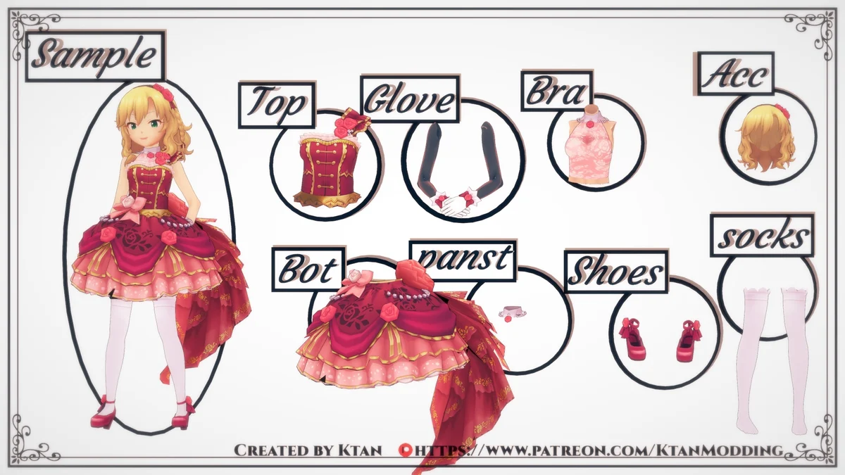Momoka 2 dress mod sample !