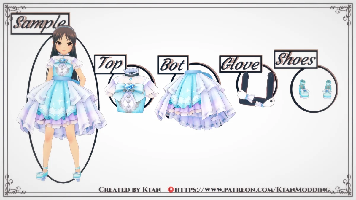 Arisu head & dress mod sample!