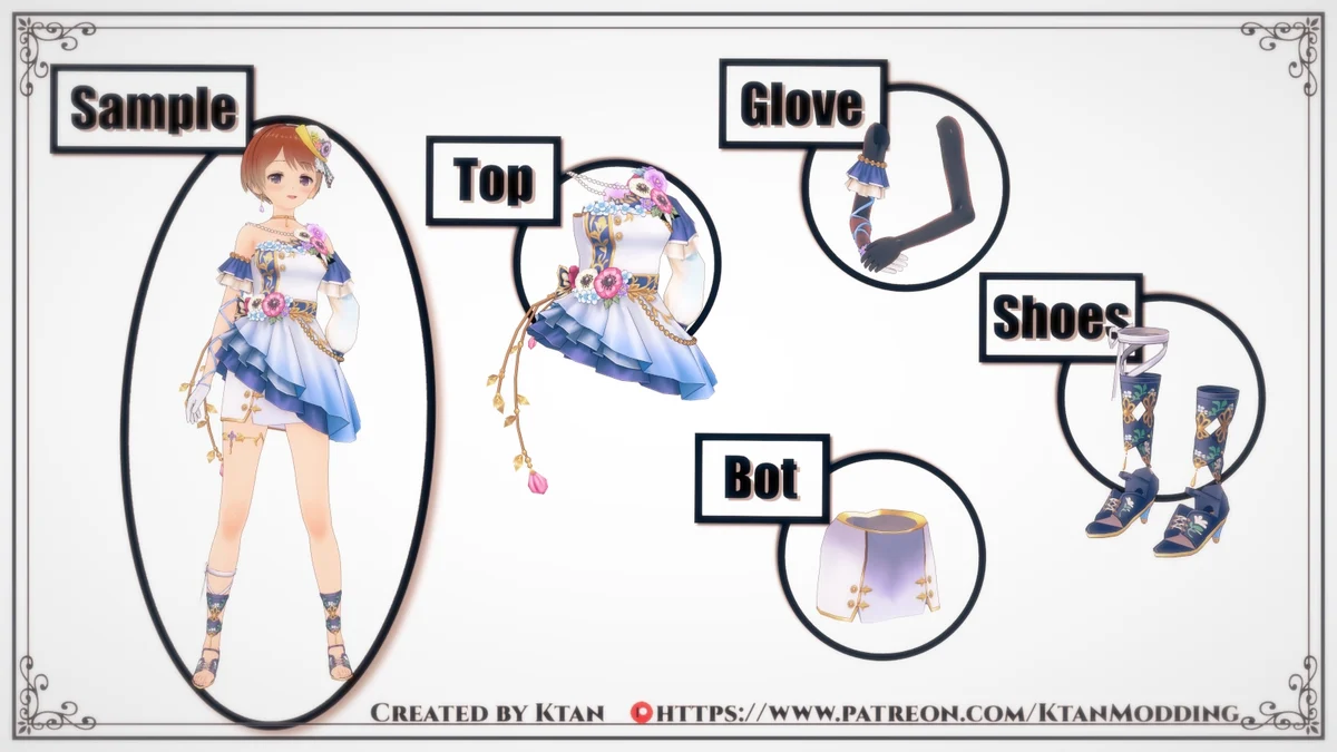 June Dress mod Set! (Umi Spring Breeze)