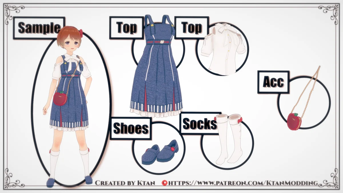 October Dress mod Set 2 ! (Apple Picnic Coordination)