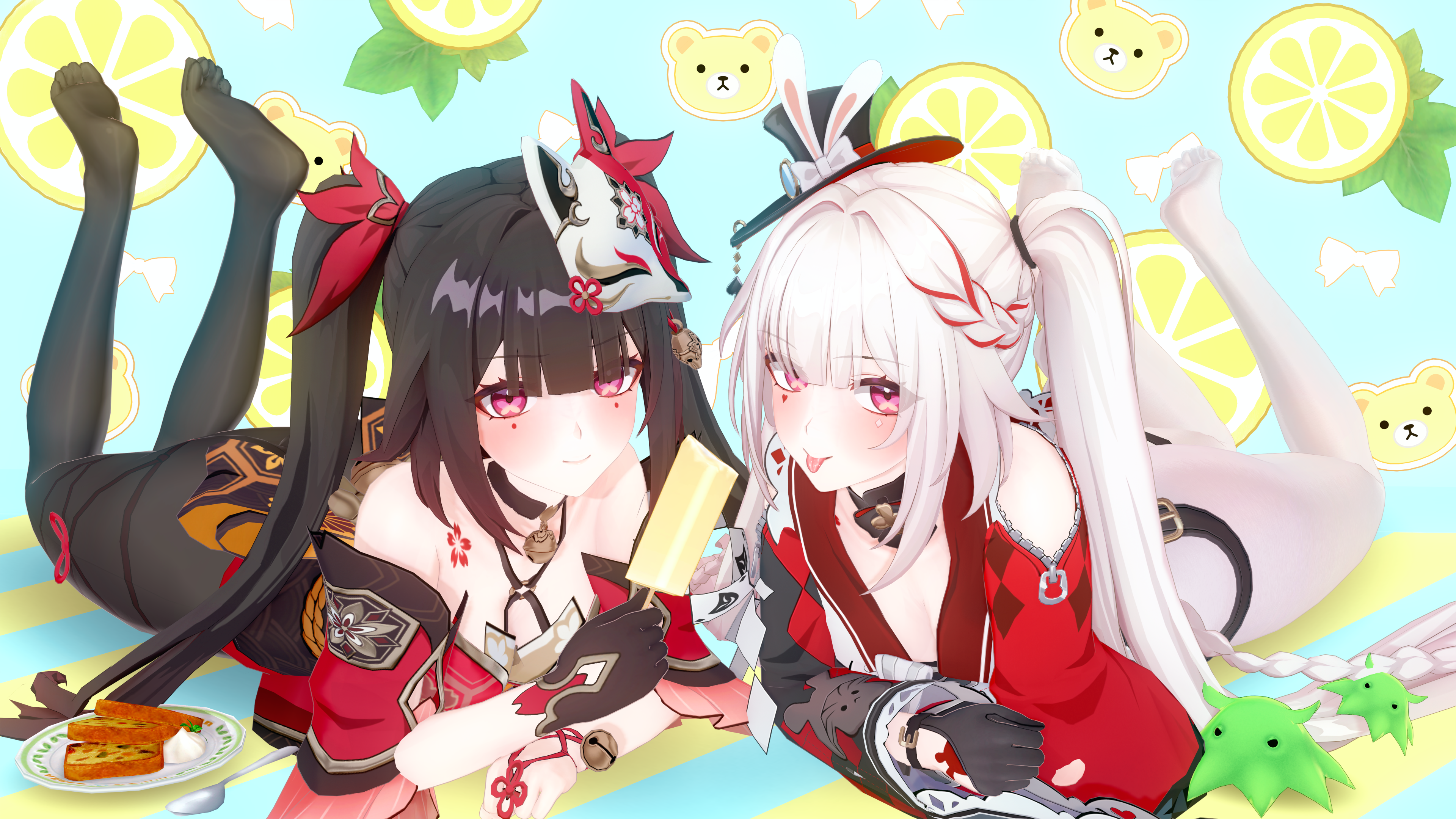 【キャラ】火花 & 花火