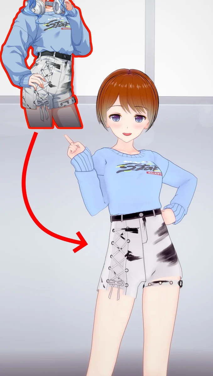 May dress mod set! (Suisei 2D Casual wear)